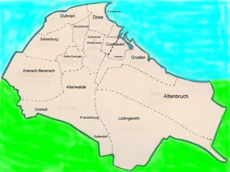 Cuxhaven mit seinen Stadtteilen.JPG